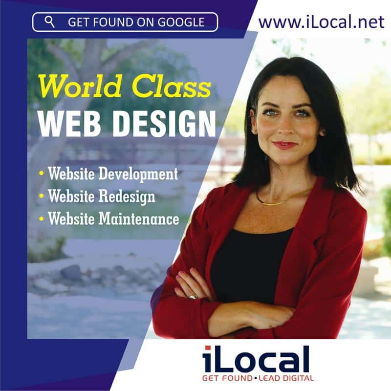 Get a top rated Olympia web design by iLocal, Inc. in Thurston County, WA!